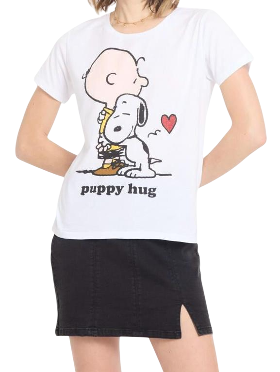 Polera Snoopy y Charlie Brown Talla S Original-0