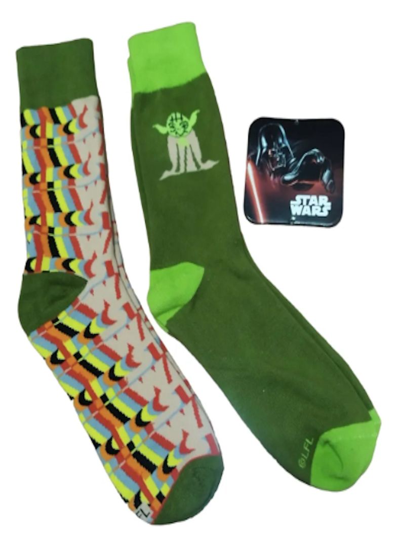 Calcetines Star Wars 2 pares talla unica adulto 39-44
