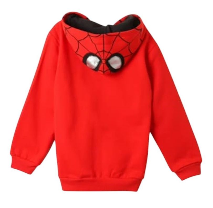 Poleron Spiderman Cierre y Capucha Talla 10 Original Marvel-1