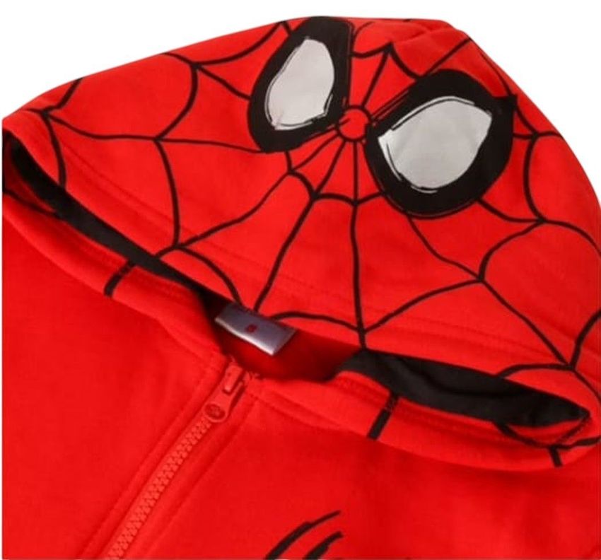 Poleron Spiderman Cierre y Capucha Talla 10 Original Marvel-2
