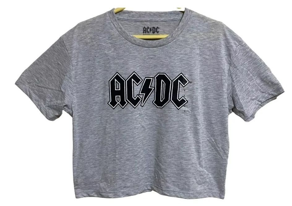 Polera Crop Top AC/DC-0