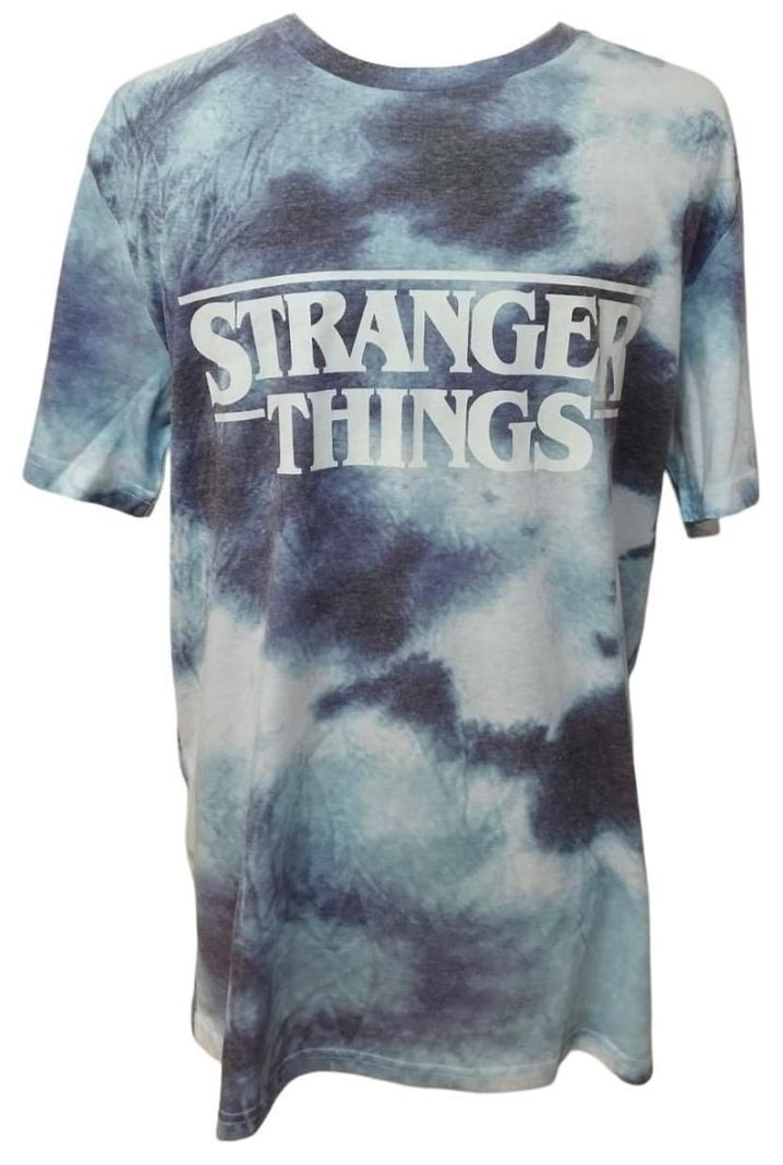 Stranger Things Polera tonos celestes talla M-1