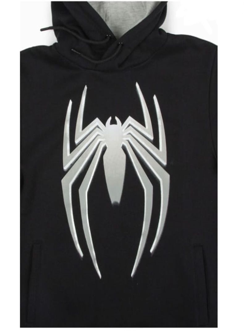 Poleron Spiderman Talla 14 color negro-2