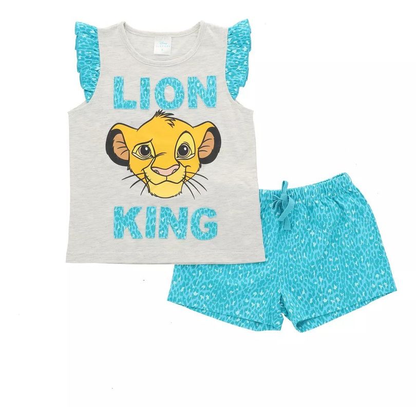 Pijama Simba Rey León Talla 6 diseño niña Disney-0