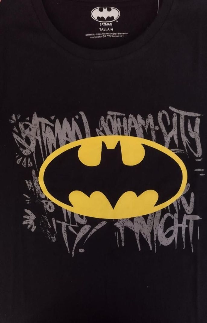 Batman polera talla M diseño graffiti-2
