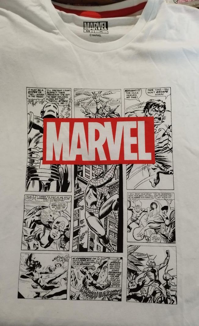 Marvel Polera Historietas Talla M-2