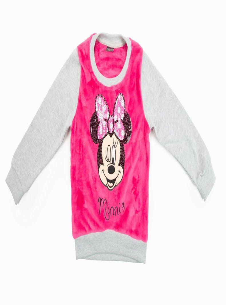 Poleron de nina Talla 8 diseno Minnie Mouse Disney