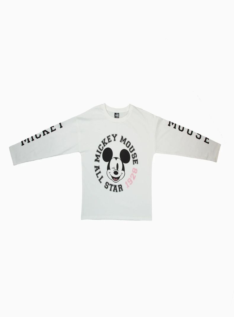 Polera Mickey Mouse Talla 14 Manga Larga Disney-0