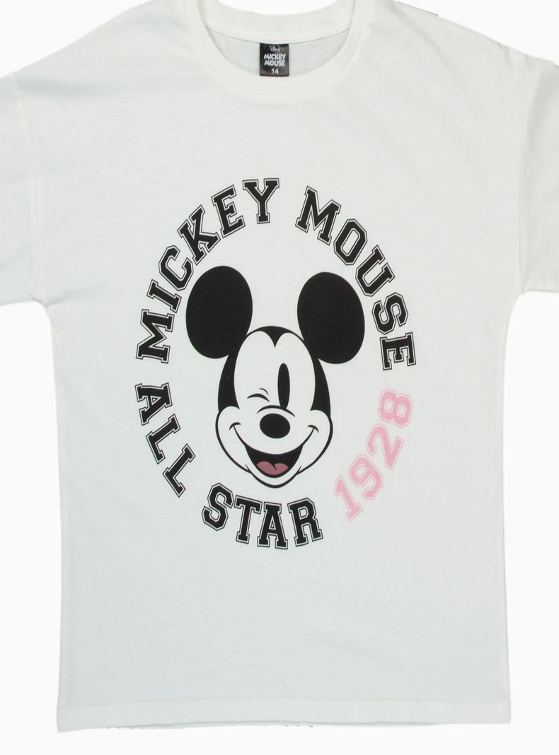 Polera Mickey Mouse Talla 14 Manga Larga Disney-2