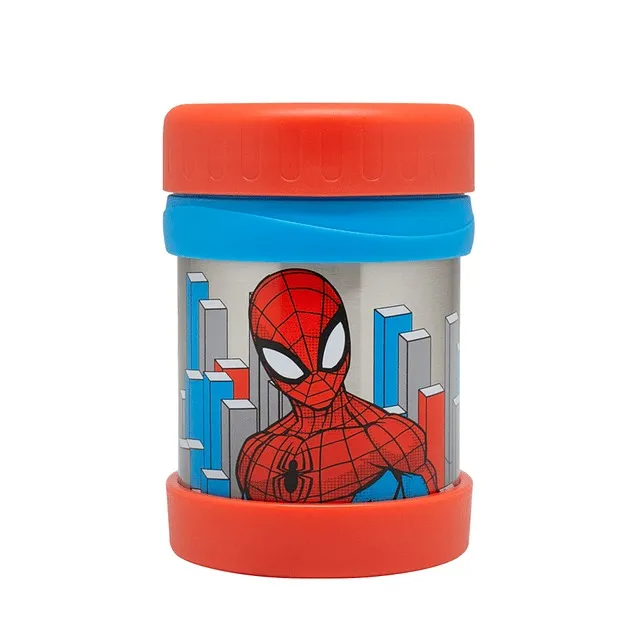 Termo De Comida 350ml Keep Spiderman  Acero Inoxidable -0