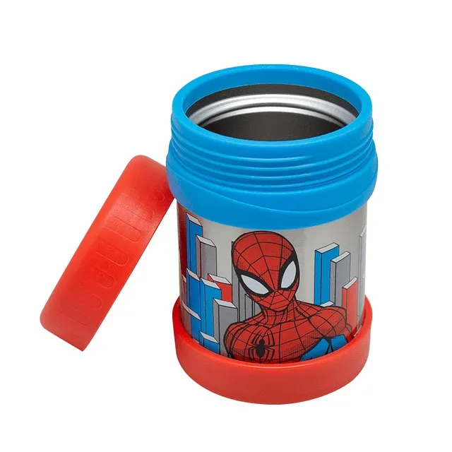 Termo De Comida 350ml Keep Spiderman  Acero Inoxidable -1