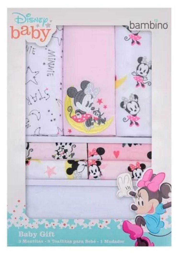 Bambino Baby Gift 12 Piezas Disney Minnie-0