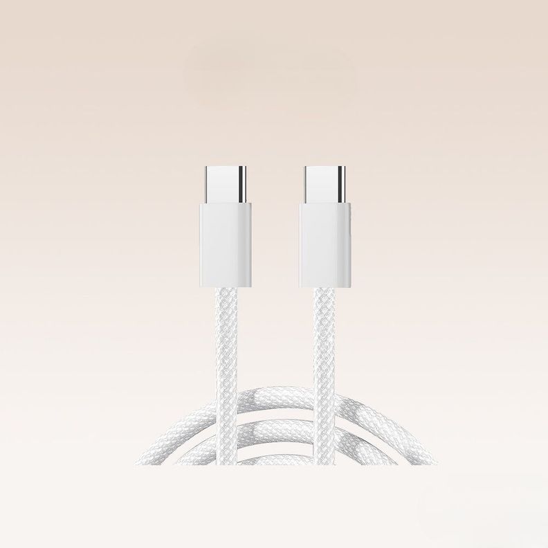 Cable USB-C a USB-C 60W Carga Rápida Compatible iPhone (Blanco) - JOYROOM