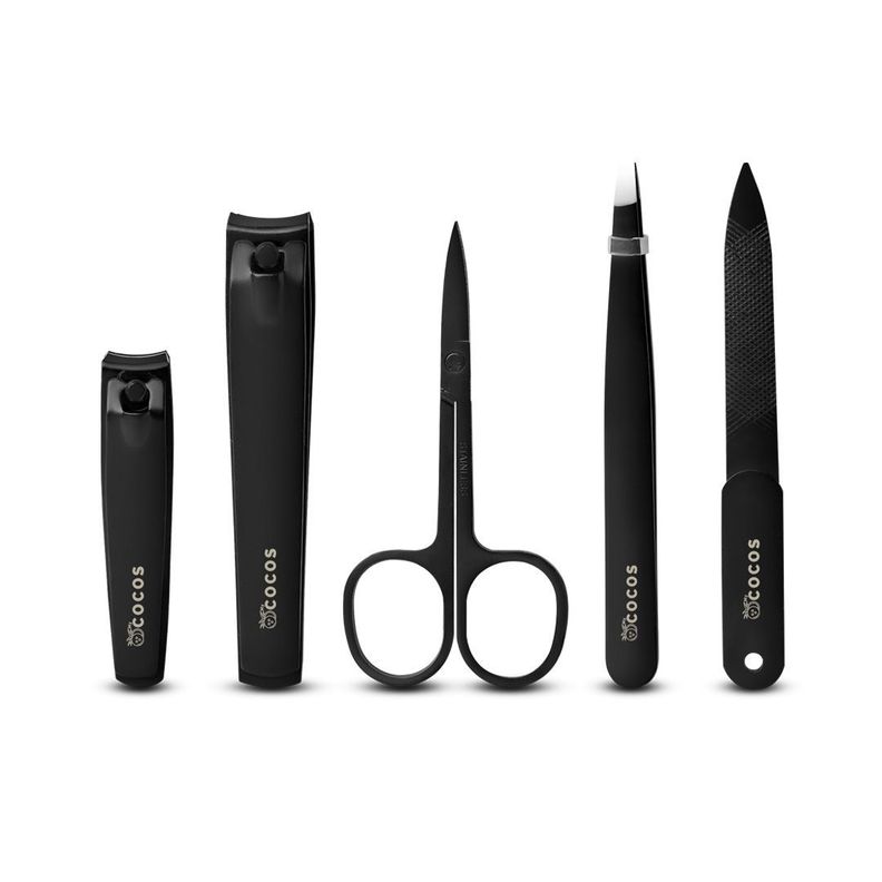 Kit Corta Uñas Mycocos 5 Piezas Acero Inoxidable-1