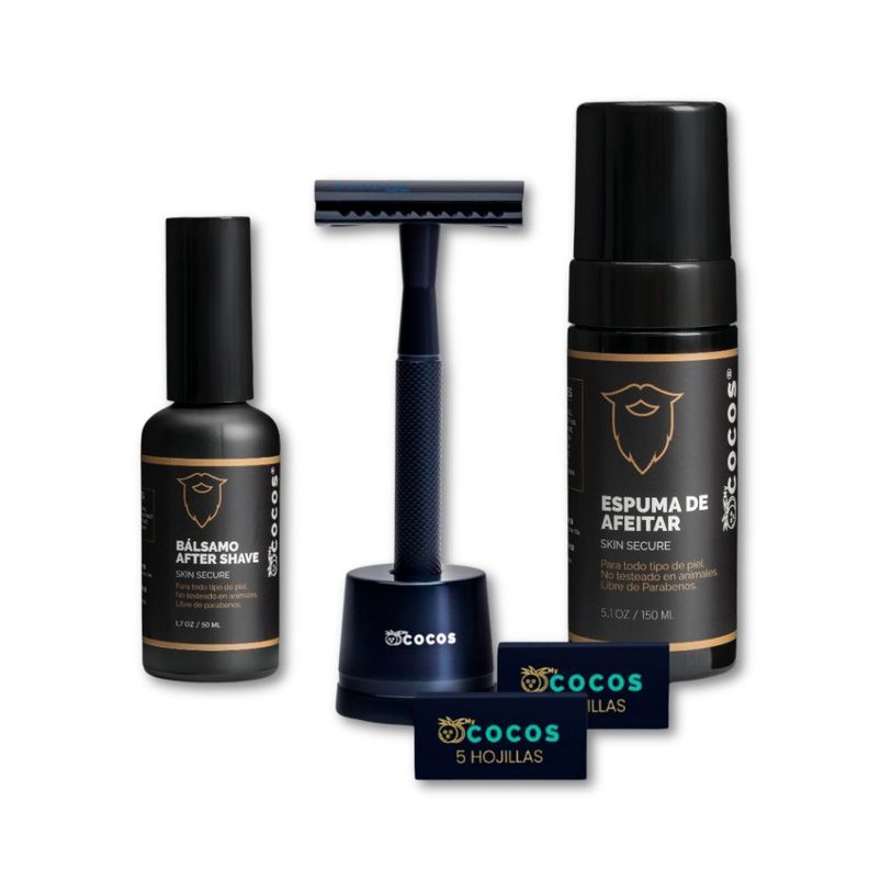 Shaving Kit Mycocos Safety Espuma after Shave 2 Repuestos-0