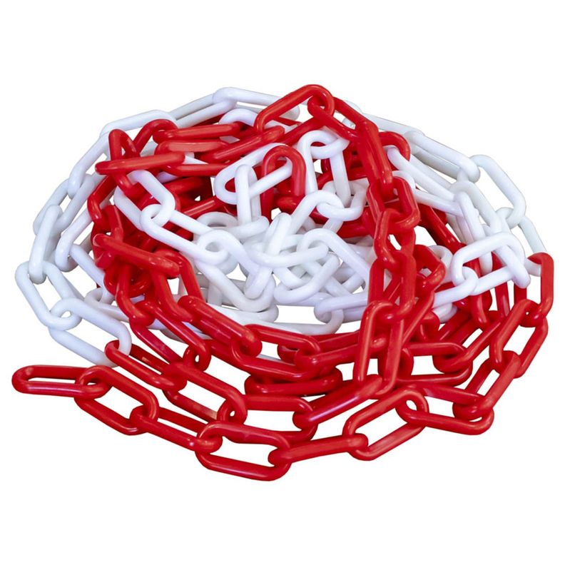 Cadena blca-roja 50 mts.(rollo) lorenzini