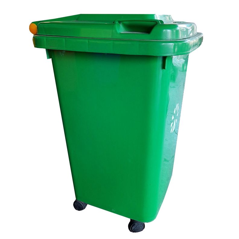 Basurero frankfurt 50lt c/tapa verde lorenzini-1
