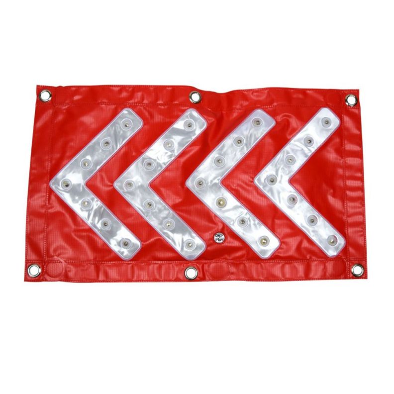 Flecha led portatil magnetica fondo rojo-0
