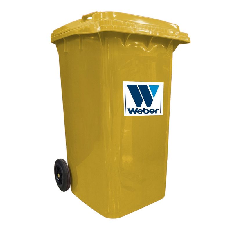 Basurero weber 240 lt amarillo-0