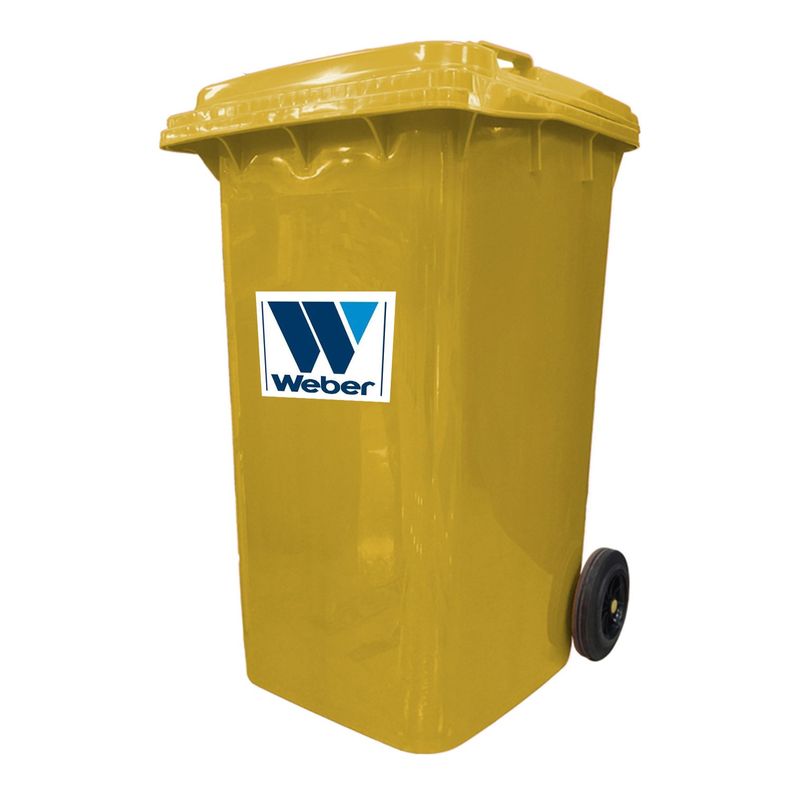 Basurero weber 240 lt amarillo-1