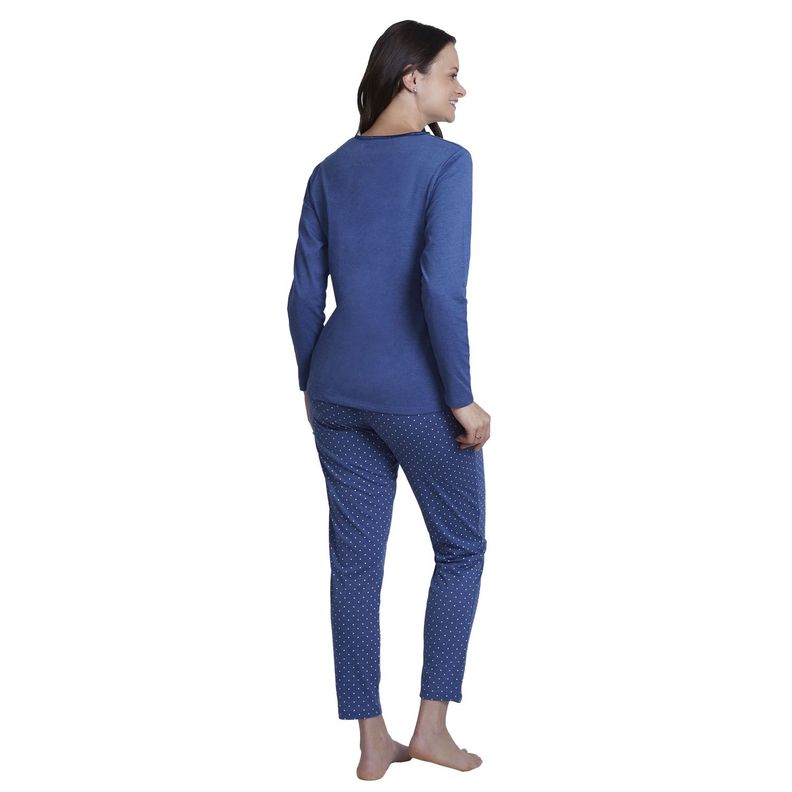 BECKIL COD 1766 PIJAMA ALGODÓN DELGADO BORDADOS-1