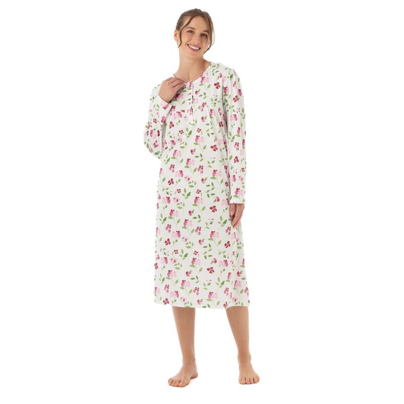 BECKIL COD 727 CAMISA  ALGODON ESTAMPADO, MANGA LARGA Guinda S
