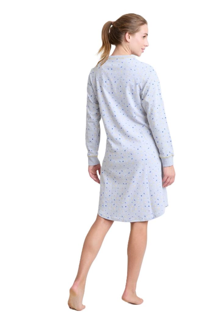 BECKIL COD 708 CAMISOLA ALGODON GAMUZADO ESTAMPADO ESTRELLAS-1