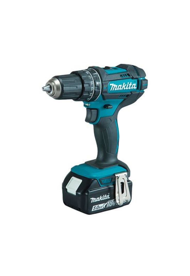 Taladro-Atornillador C/Percusión 13 mm. Inalámbrico 18V DHP482Z Sin Batería Sin Cargador Makita-0