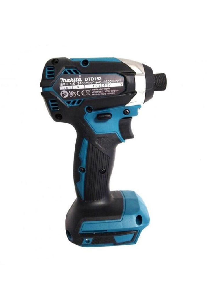 Atornillador de Impacto Inalámbrico 18V DTD153Z Sin Batería Sin Cargador Makita-7