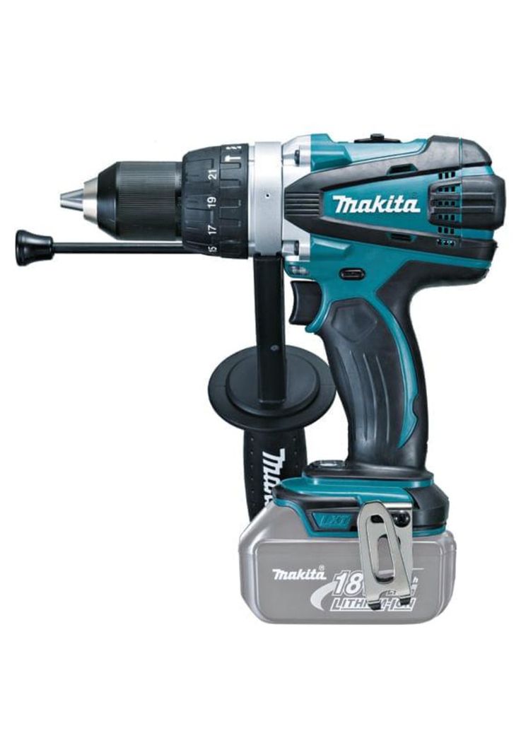 Taladro-Atornillador C/Percusión 13 mm. Inalámbrico 18V DHP458Z Sin Batería Sin Cargador Makita-0