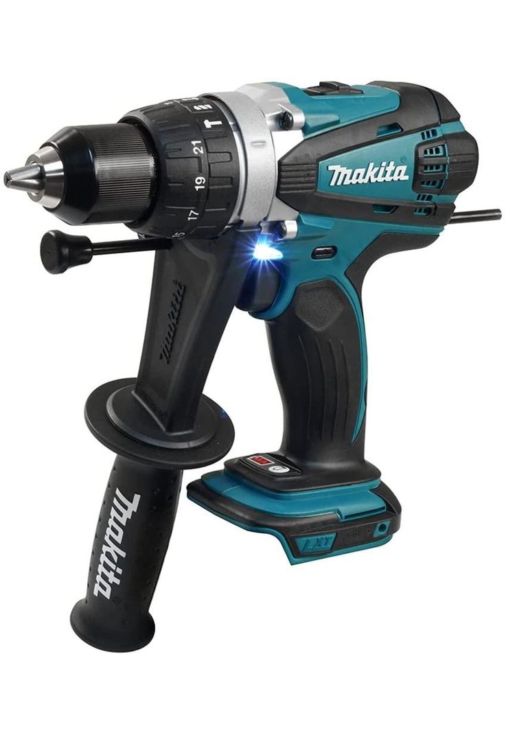 Taladro-Atornillador C/Percusión 13 mm. Inalámbrico 18V DHP458Z Sin Batería Sin Cargador Makita-1