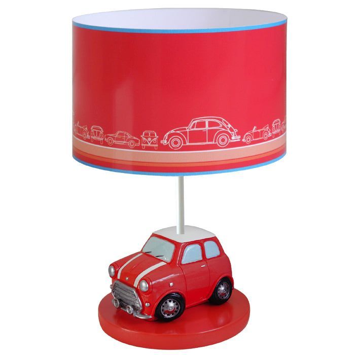 JT1368 LAMP. INFANTIL AUTO MINI ROJO/CON PANTALLA-0