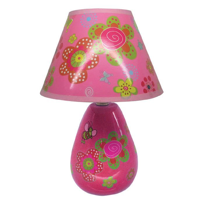 JT822 LAMP.DE VELADOR FLORES CERAMICA-ROSADO-0