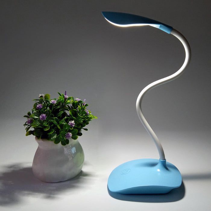 LAMPARA SOBREMESA LED CELESTE USB 1X3W-1