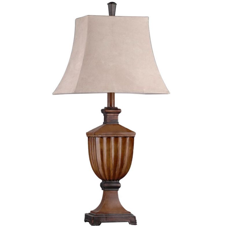 LÁMPARA SOBREMESA CLASICA COBRE ENVEJECIDA E27 1X60W-0