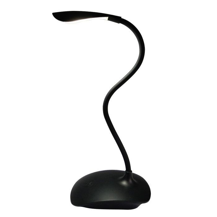 Lámpara sobremesa LED negra-0