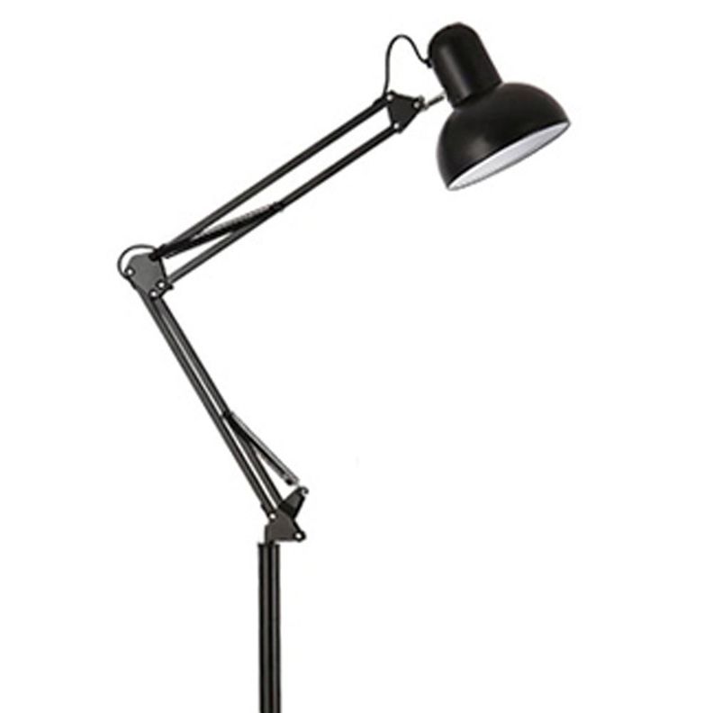LAMPARA DE PIE AJUSTABLE NEGRA 1X60W E27-1
