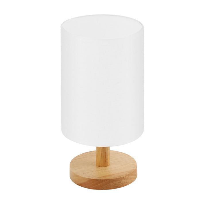 LAMPARA SOBREMESA MADERA E27 1X40W-0