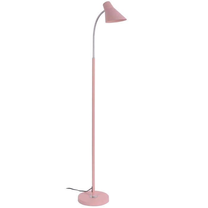 LAMPARA DE PIE EW-BDX-8007 - Estructura de metal rosa-1