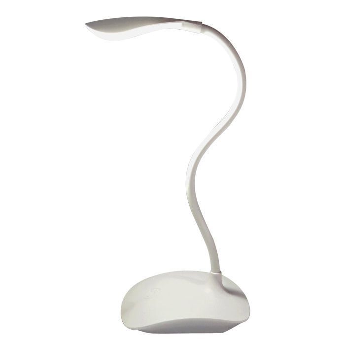 Lámpara sobremesa LED blanca-0