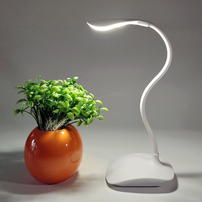Lámpara sobremesa LED blanca-1