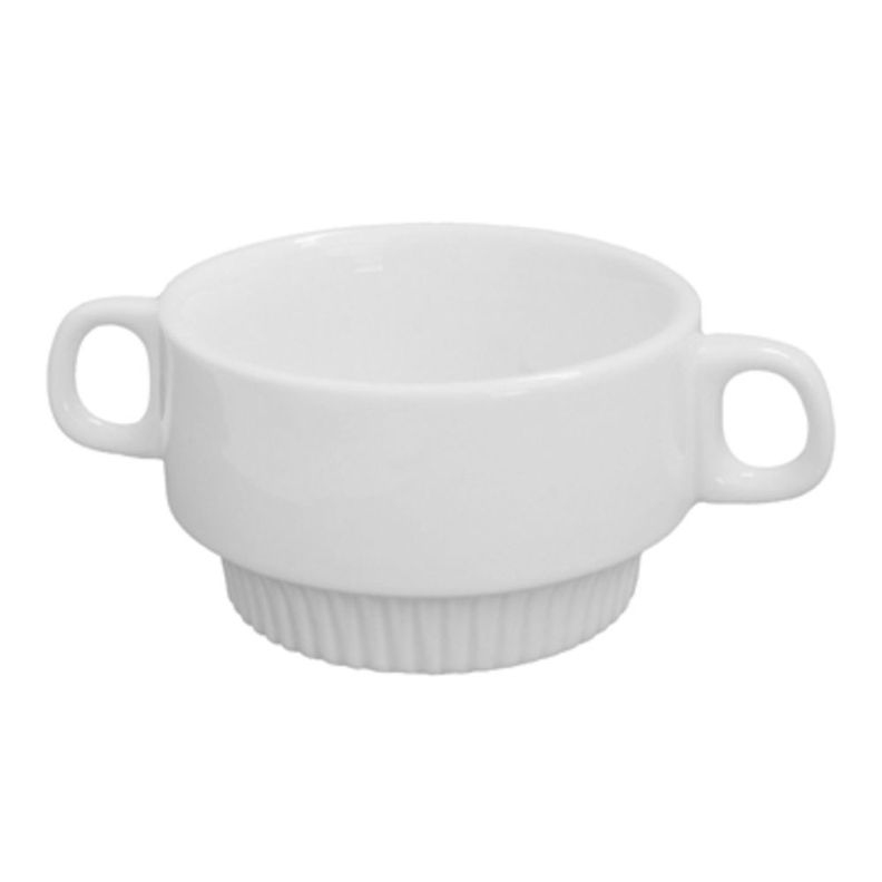  Taza Consomé De Porcelana Blanco Star Th-0