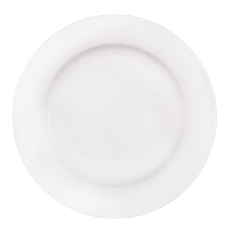PLATO REDONDO PORCELANA BLANCO 28CM STAR TH-0