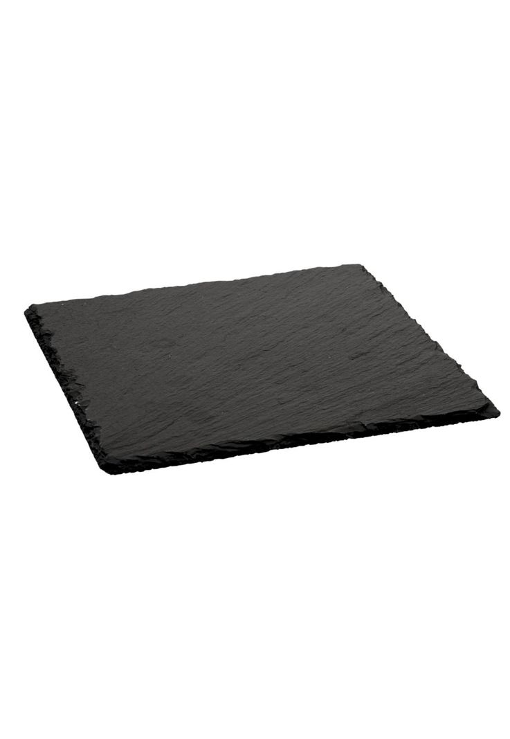SET DE 6 PLATOS DE PIEDRA PIZARRA CUADRADO 30X30CM  SUNNEX-0