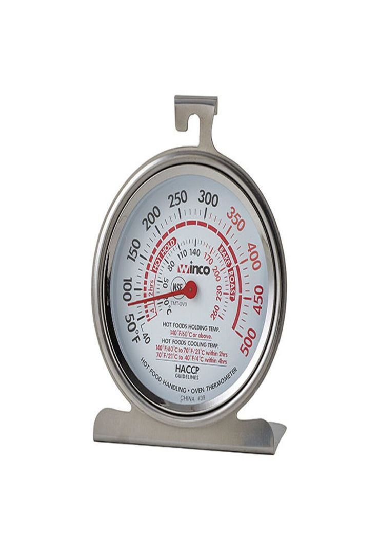 TERMÓMETRO PARA HORNO 7 CM DIÁMETRO NSF WINCO-0