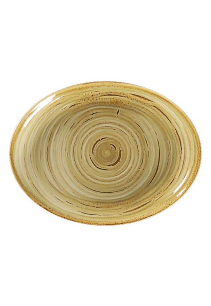SET DE 6 PLATO OVALADO PORCELANA GARNET 21CM SPOT RAK-0