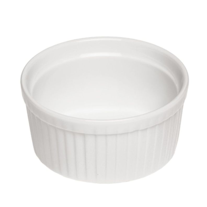 SET DE 6 POCILLOS PARA SOUFLE BLANCOS 6,5CM STAR-2