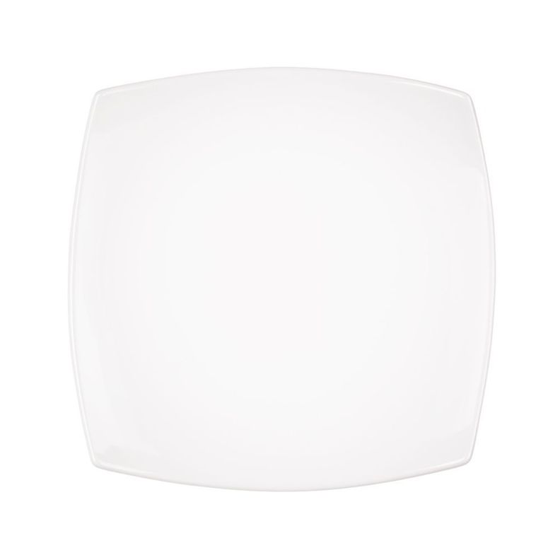 SET DE 6 PLATOS DE PORCELANA CUADRADOS BLANCOS 15 CM STAR-0