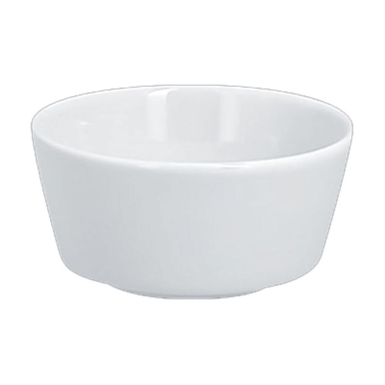 SET DE 6 POCILLO MANTEQUILLA PORCELANA BLANCO 7CM ACCES RAK-0