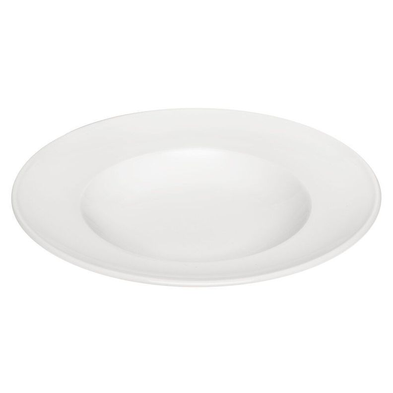 PLATO HONDO PORCELANA BLANCO 28CM STAR ROUND-1
